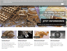 Tablet Screenshot of goldankauf-wiesbaden.com